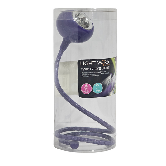 Light Worx Twisty Eye Light – Available in Black, Green, and Purple