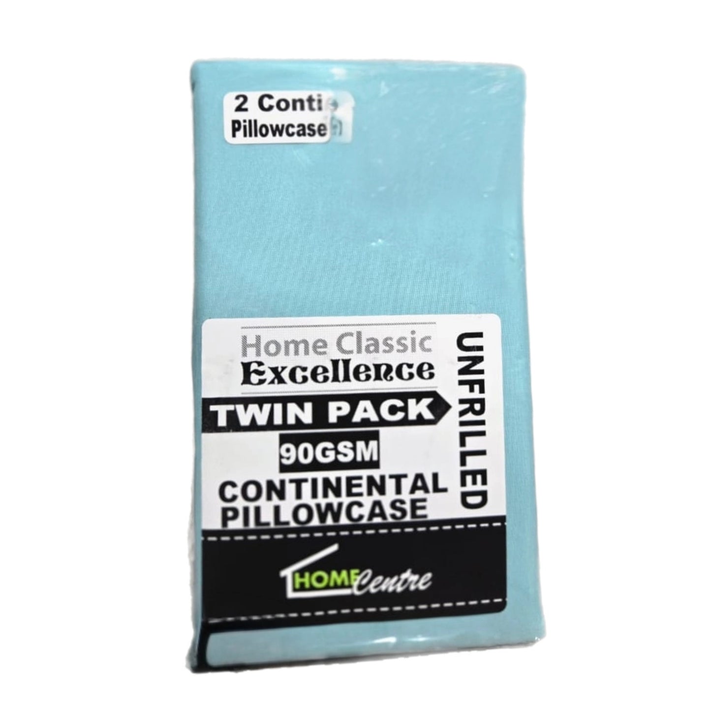Home Classic Excellence Twin Pack Continental Pillowcases – 90GSM (Assorted Colours)