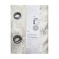 Eyelet Unlined Curtains – 2 Pack (130cm x 225cm)