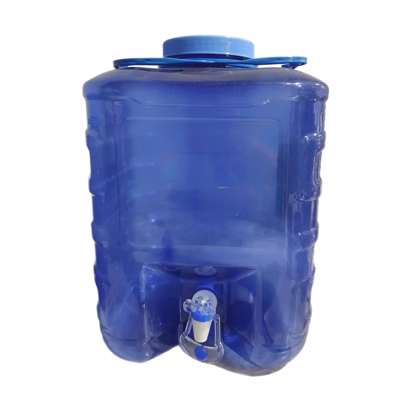 10L Plastic Water Dispenser with Tap – Blue