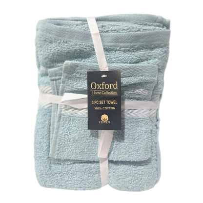 Oxford Home Collection – 3 Piece Towel Set