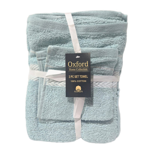Oxford Home Collection – 3 Piece Towel Set
