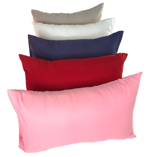 Twin Pack Microfibre Pillowcases – 45cm x 70cm (120 GSM) – 15 Colour Options